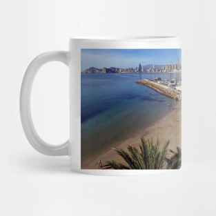 Benidorm Mal Pas Beach Costa Blanca Spain Mug